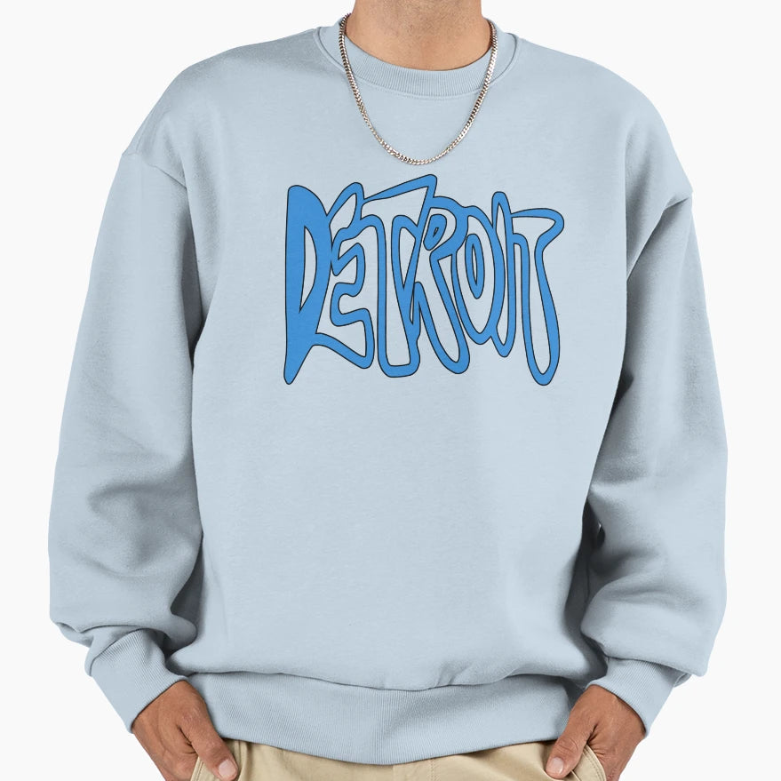 Detroit Blues Sweatshirt - Fun Novelty Design Unisex - T-Shirt, Sweatshirt, Hoodie