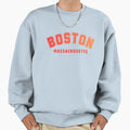 Boston Massachusetts Gradient Sweatshirt - Aesthetic Graphic for Adults - T-Shirt, Sweatshirt, Hoodie
