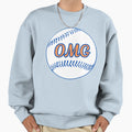 Omg Ball Blue Sweatshirt - Novelty Apparel Unisex - T-Shirt, Sweatshirt, Hoodie