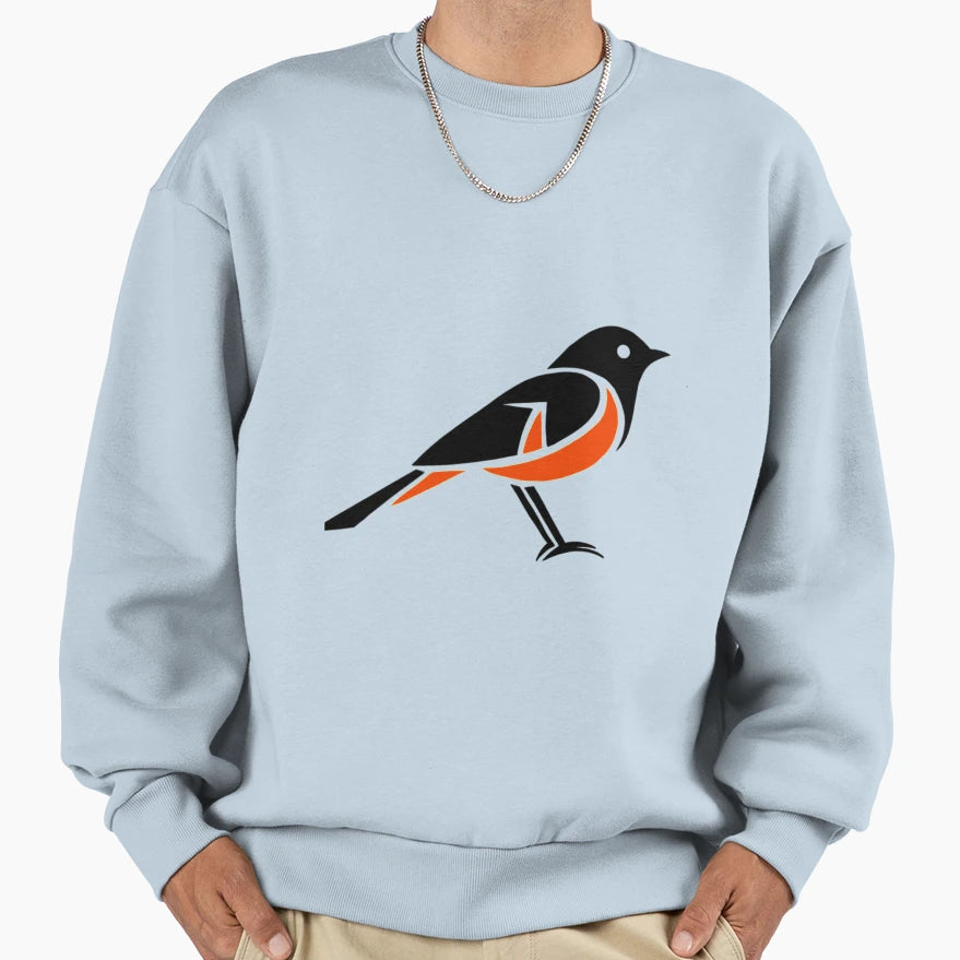 American Robin Sweatshirt - Minimalist Print Men Women - T-Shirt, Sweatshirt, Hoodie