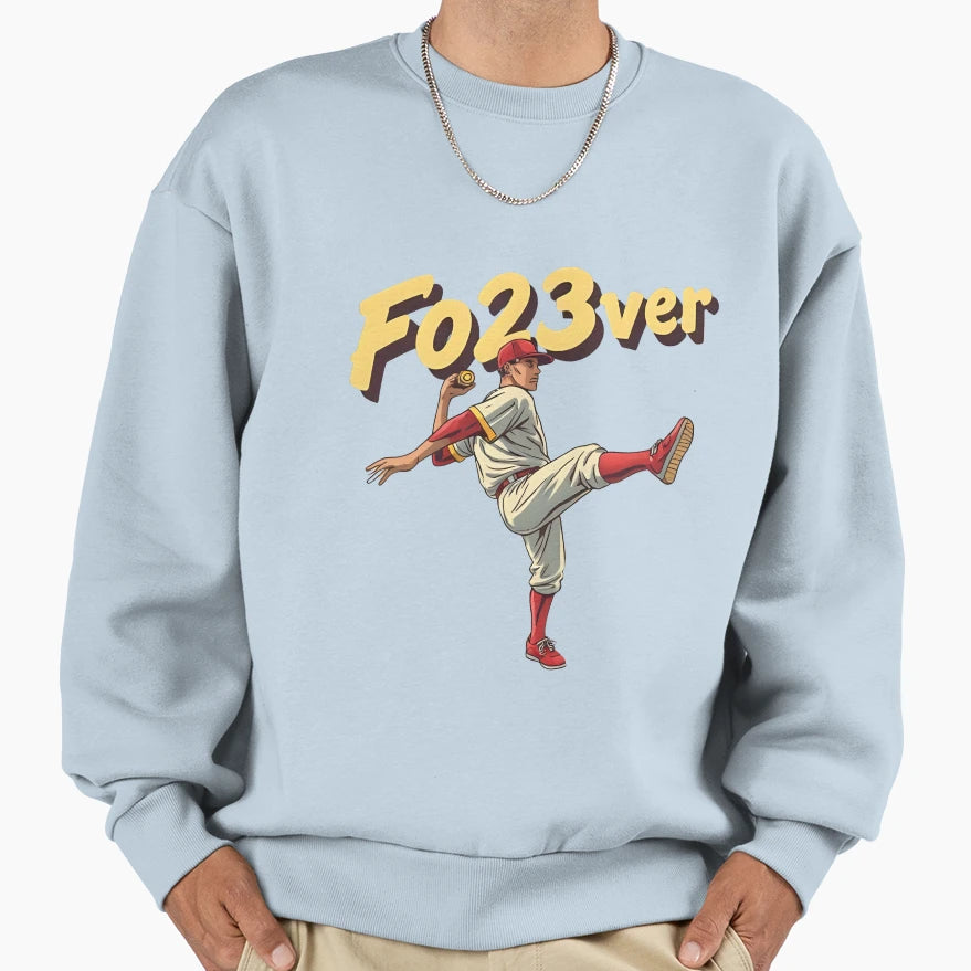 Ryne Sandberg Fo23Ver Baseball Throw Sweatshirt - Aesthetic Graphic Unisex - T-Shirt, Sweatshirt, Hoodie