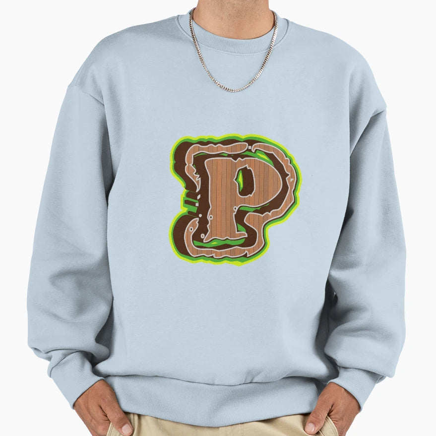 Alphabets Wooden Ywzmnk 1 Sweatshirt - Custom Art Print for Adults - T-Shirt, Sweatshirt, Hoodie