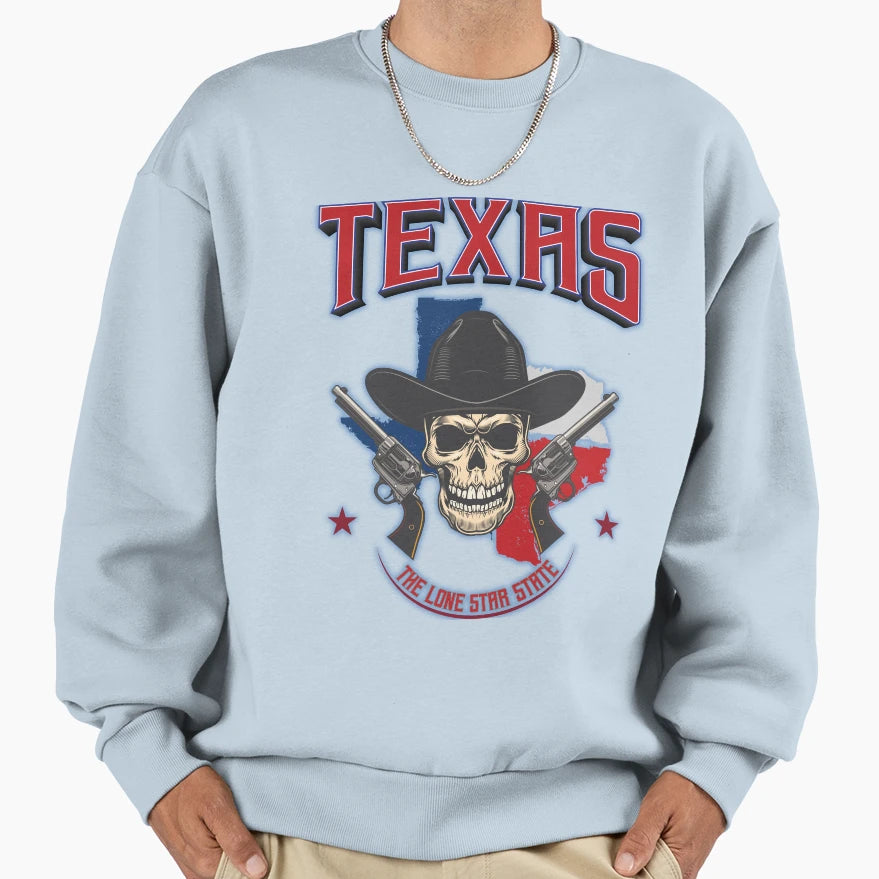 Texas Lone Star State Sweatshirt - Novelty Apparel Unisex - T-Shirt, Sweatshirt, Hoodie