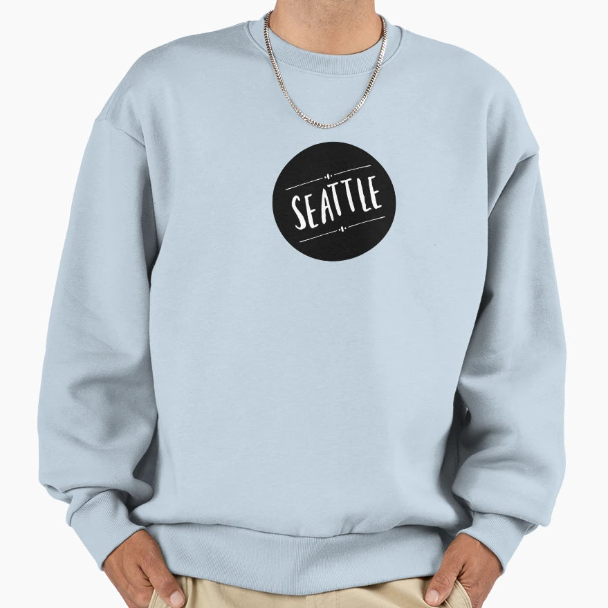 Seattle Sweatshirt - Trendy Graphic for Adults - T-Shirt, Sweatshirt, Hoodie