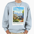 Minimalistic San Francisco California Sweatshirt - Custom Art Print Unisex - T-Shirt, Sweatshirt, Hoodie