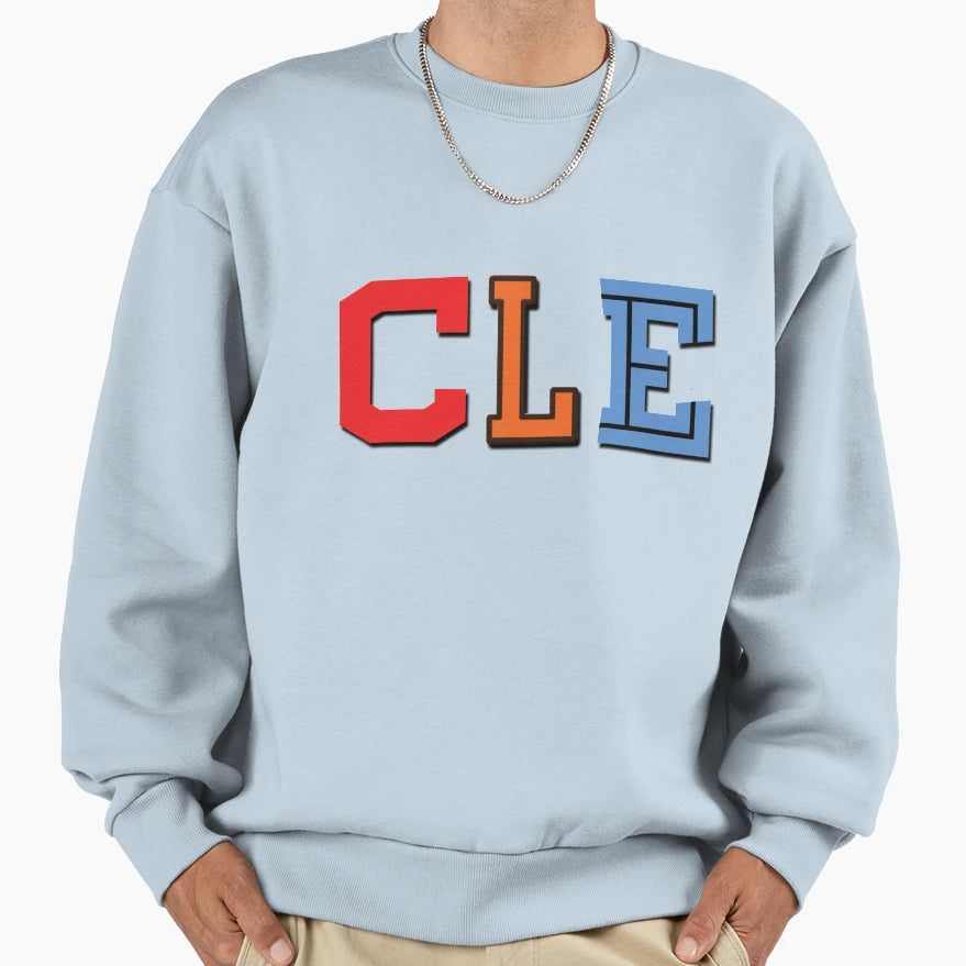 Cle Triple Threat Sweatshirt - Trendy Graphic Men Women - T-Shirt, Sweatshirt, Hoodie