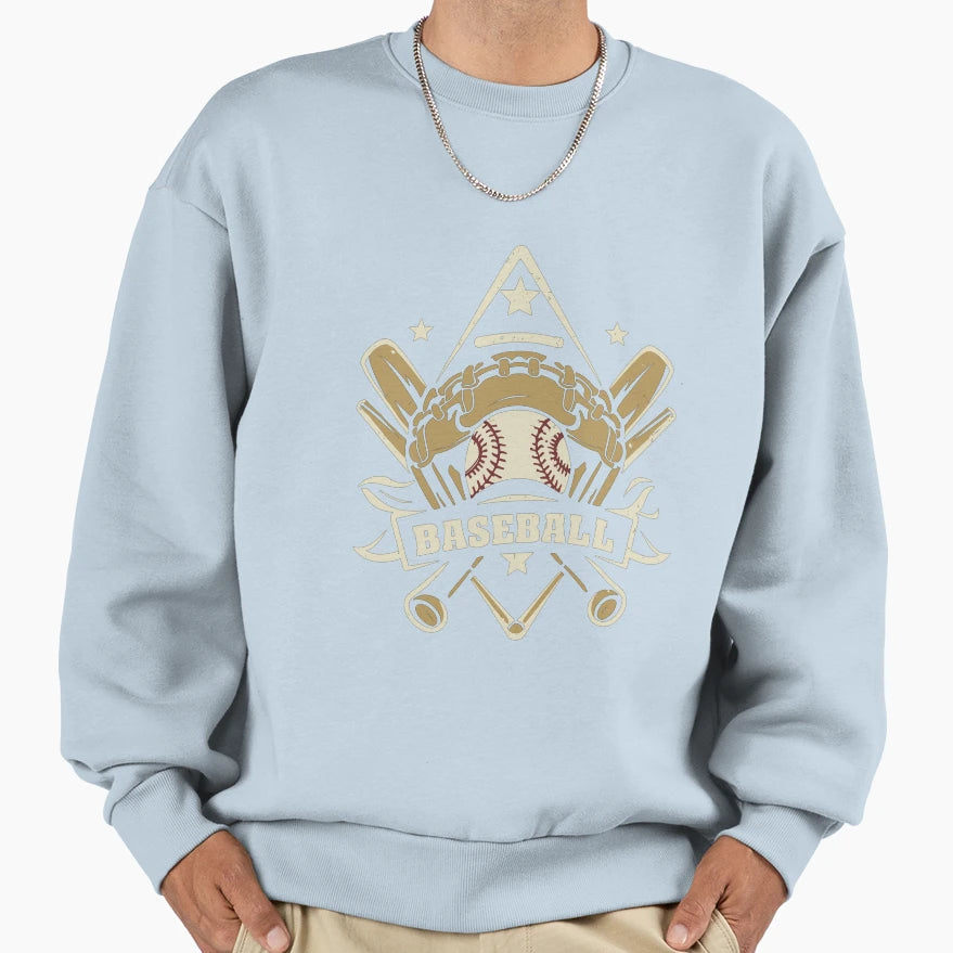 Baseball Sweatshirt - Unique Graphic for Adults - T-Shirt, Sweatshirt, Hoodie