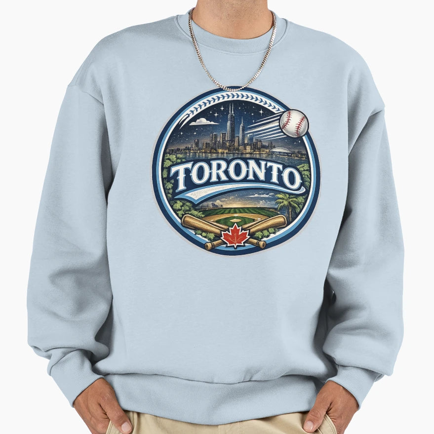 Toronto Sports Logo City Fan Gift Hoodie - Fun Novelty Design Unisex - T-Shirt, Sweatshirt, Hoodie