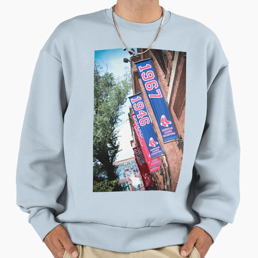 Old Ball Park Boston Ma Sweatshirt - Graphic Print Unisex - T-Shirt, Sweatshirt, Hoodie