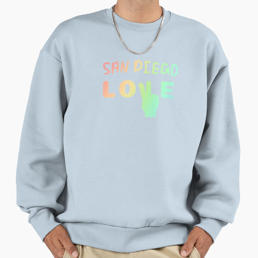 Gay Pride San Diego Love Parade San Sweatshirt - Graphic Print Unisex - T-Shirt, Sweatshirt, Hoodie