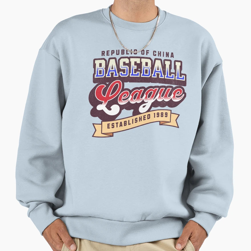 Republic China Baseball League Sweatshirt - Unique Graphic for Adults - T-Shirt, Sweatshirt, Hoodie