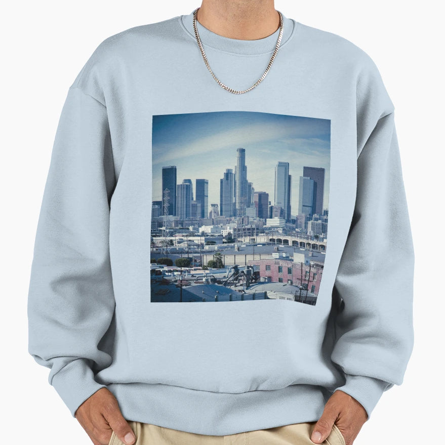Los Angeles Downtown Sweatshirt - Minimalist Print Unisex - T-Shirt, Sweatshirt, Hoodie