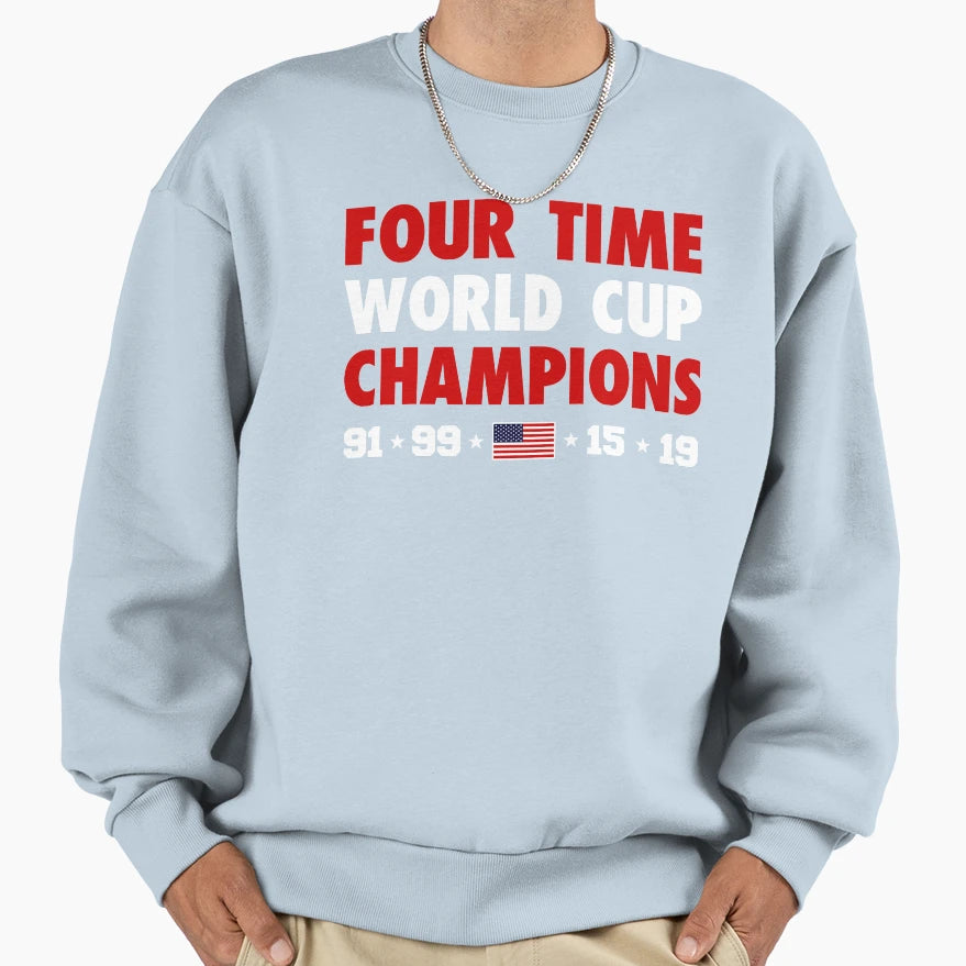 Usa World Cup Champs 19 Sweatshirt - Aesthetic Graphic Unisex - T-Shirt, Sweatshirt, Hoodie