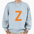 Orange Color Letter Z Sweatshirt - Fun Novelty Design for Adults - T-Shirt, Sweatshirt, Hoodie
