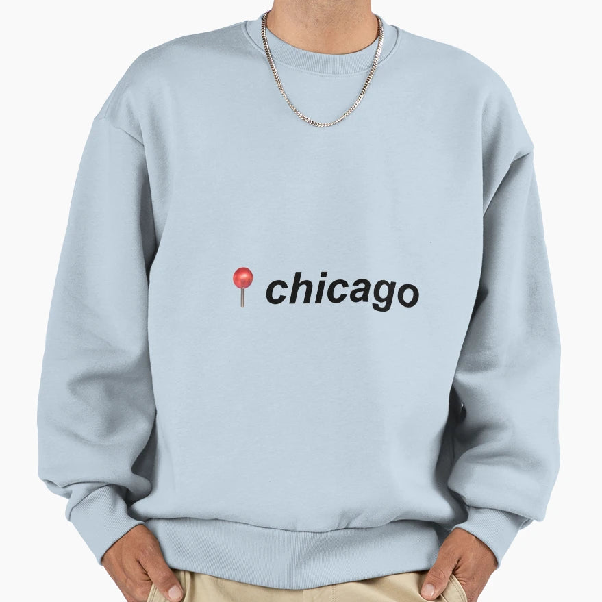 Chicago Landmark Sweatshirt - Trendy Graphic Men Women - T-Shirt, Sweatshirt, Hoodie