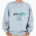 Philadelphia Love Hurts Philly Sweatshirt - Aesthetic Graphic Men Women - T-Shirt, Sweatshirt, Hoodie