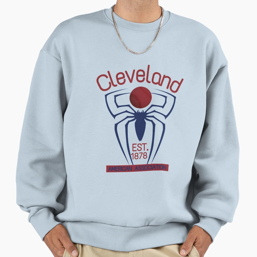Cleveland Spiders Sweatshirt - Streetwear Style for Adults - T-Shirt, Sweatshirt, Hoodie