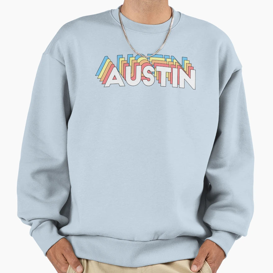 Austin Sweatshirt - Unique Graphic for Adults - T-Shirt, Sweatshirt, Hoodie