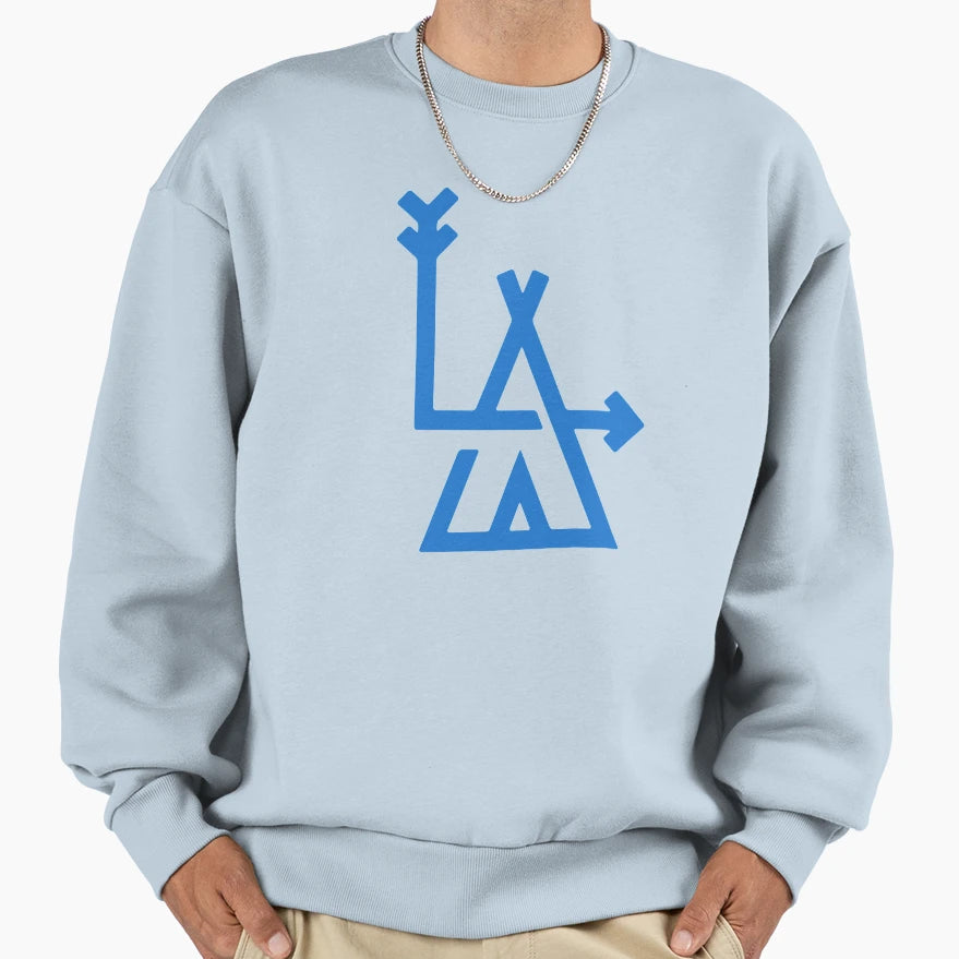 La Los Angeles Hipster Sweatshirt - Minimalist Print Unisex - T-Shirt, Sweatshirt, Hoodie