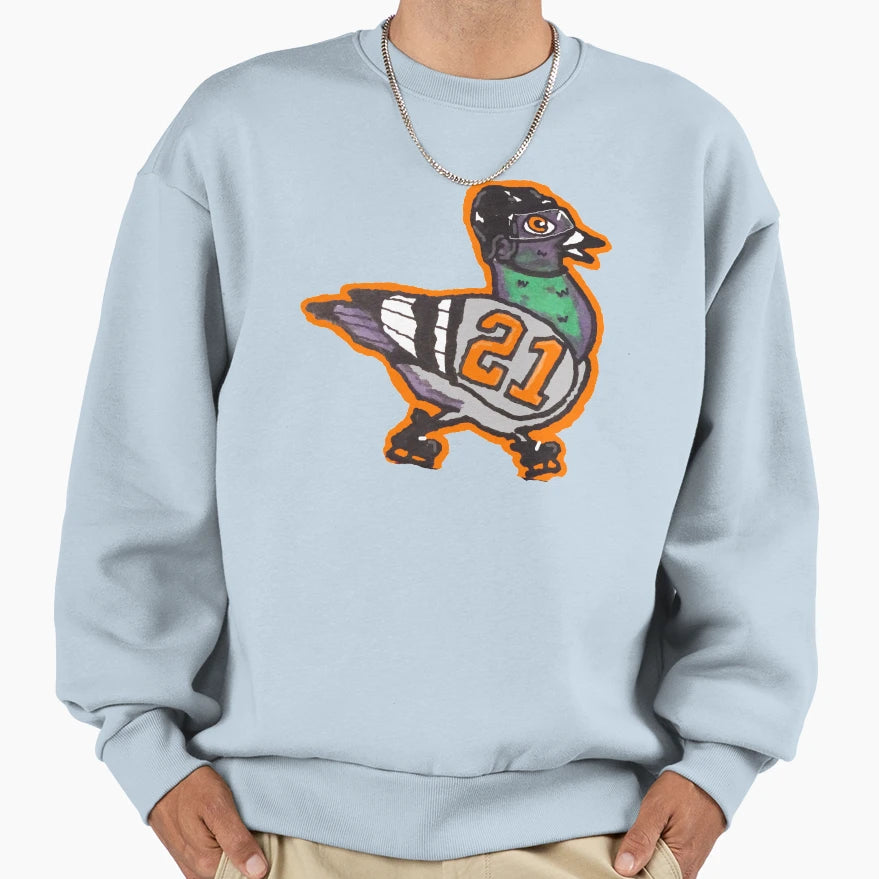 Pigeon Sweatshirt - Custom Art Print for Adults - T-Shirt, Sweatshirt, Hoodie