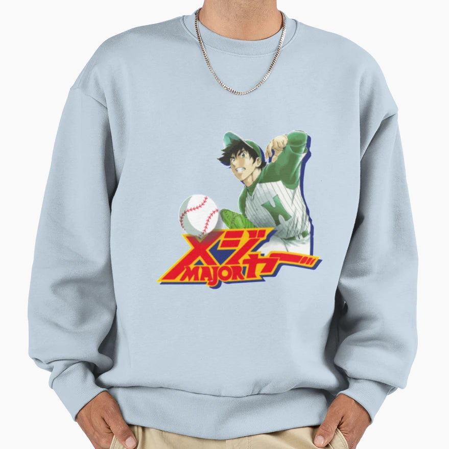 Goro Shigeno Major Sweatshirt - Custom Art Print for Adults - T-Shirt, Sweatshirt, Hoodie