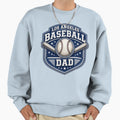 Los Angeles Baseball Dad Blue T-Shirt - Custom Art Print Men Women - T-Shirt, Sweatshirt, Hoodie