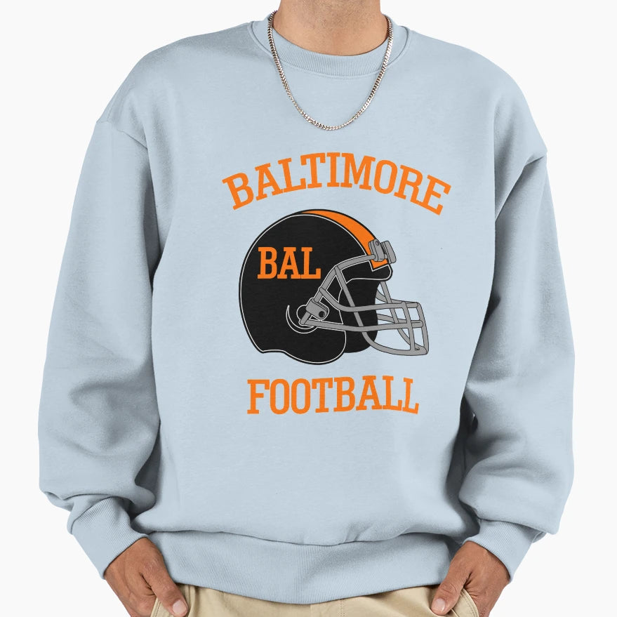 Baltimore Football And T-Shirt - Trendy Graphic Men Women - T-Shirt, Sweatshirt, Hoodie
