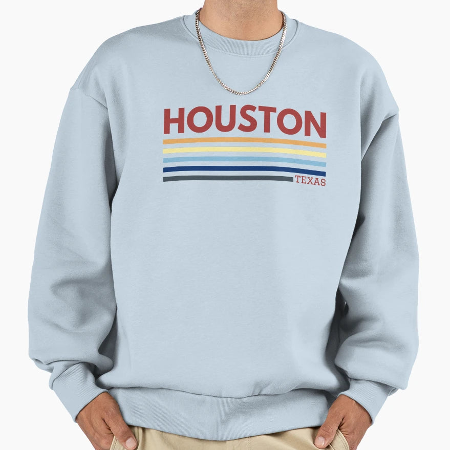 Houston Texas Sweatshirt - Casual Everyday Wear for Adults - T-Shirt, Sweatshirt, Hoodie