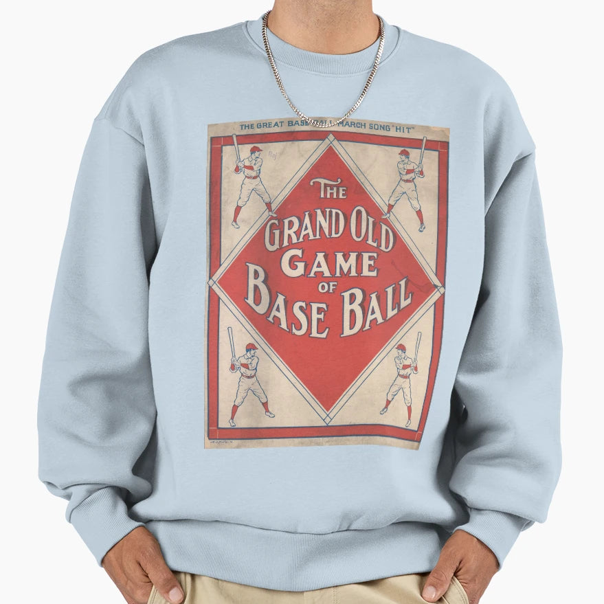 Grand Old Game Baseball 1912 Sweatshirt - Graphic Print Unisex - T-Shirt, Sweatshirt, Hoodie