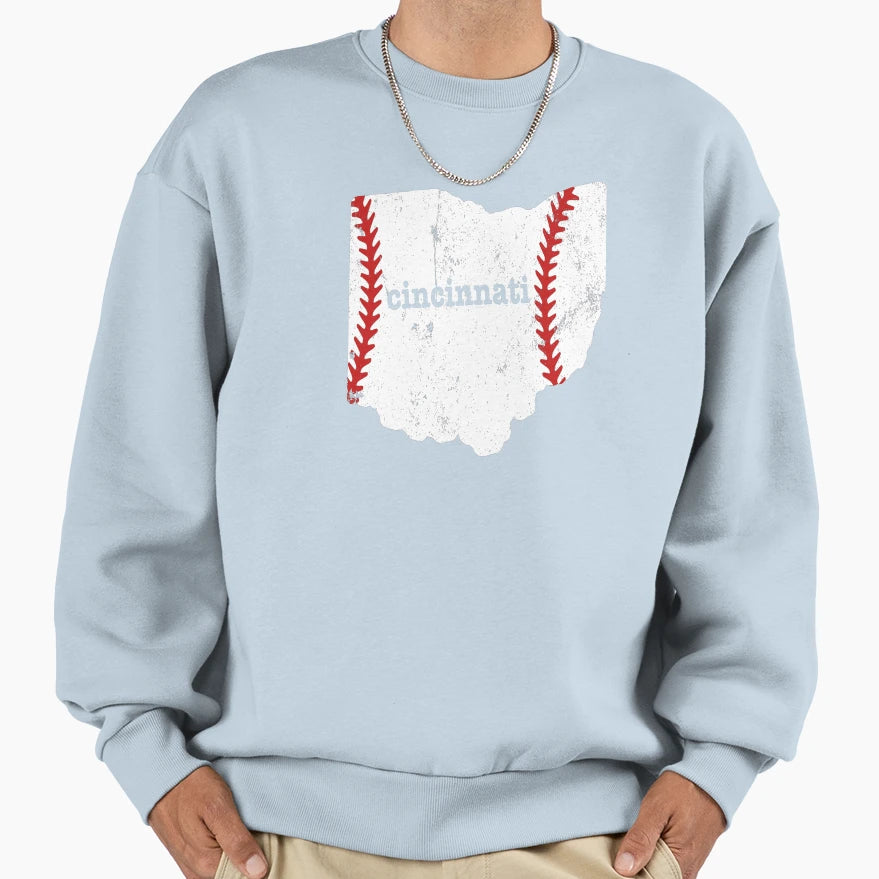 Cincinnati Softball Baseball T-Shirt - Casual Everyday Wear for Adults - T-Shirt, Sweatshirt, Hoodie