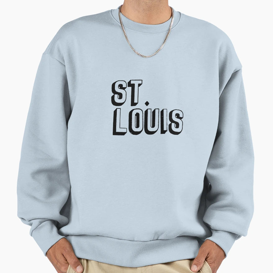 Comic Stl Block Black Sweatshirt - Aesthetic Graphic Men Women - T-Shirt, Sweatshirt, Hoodie