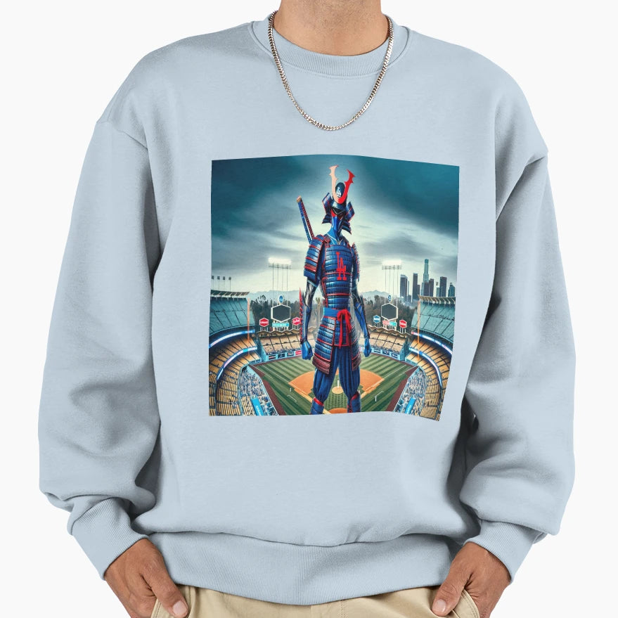 Samurai Baseball Superhero Lad Sweatshirt - Unique Graphic for Adults - T-Shirt, Sweatshirt, Hoodie