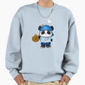 Papa Panda Baseball Practice Sweatshirt - Graphic Print Men Women - T-Shirt, Sweatshirt, Hoodie