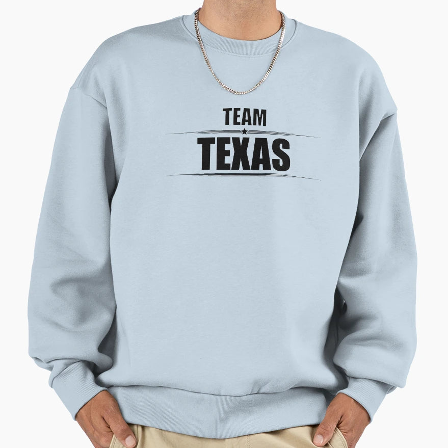 Team Texas Sweatshirt - Graphic Print for Adults - T-Shirt, Sweatshirt, Hoodie
