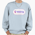 Houston Texas Sweatshirt - Trendy Graphic Men Women - T-Shirt, Sweatshirt, Hoodie
