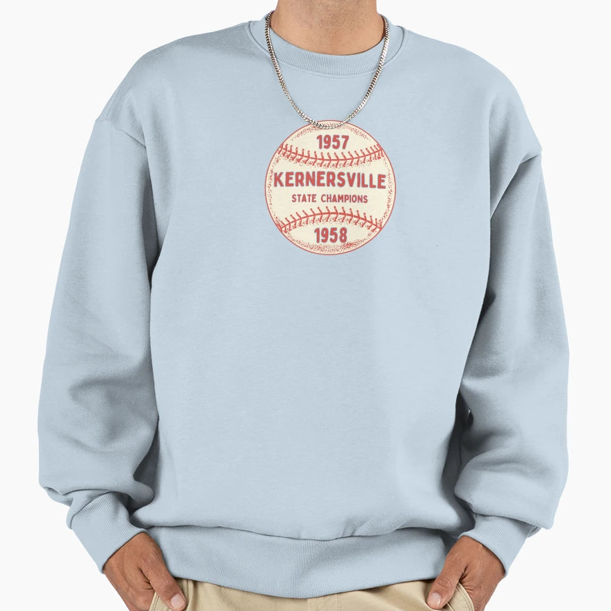 Khs Baseball 1957 And 1958 State Sweatshirt - Graphic Print for Adults - T-Shirt, Sweatshirt, Hoodie