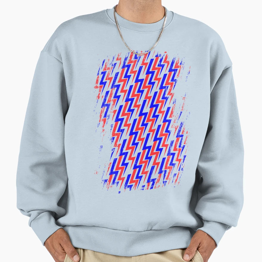 Lightning Bolt Sweatshirt - Minimalist Print Men Women - T-Shirt, Sweatshirt, Hoodie