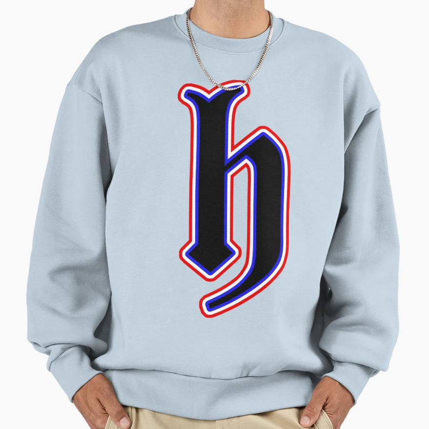 Hajduk H Old English Sweatshirt - Novelty Apparel for Adults - T-Shirt, Sweatshirt, Hoodie