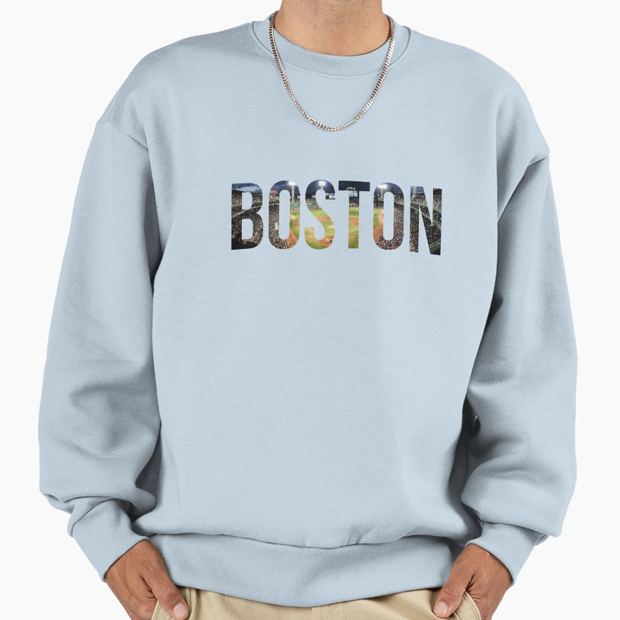 Boston Sweatshirt - Graphic Print for Adults - T-Shirt, Sweatshirt, Hoodie