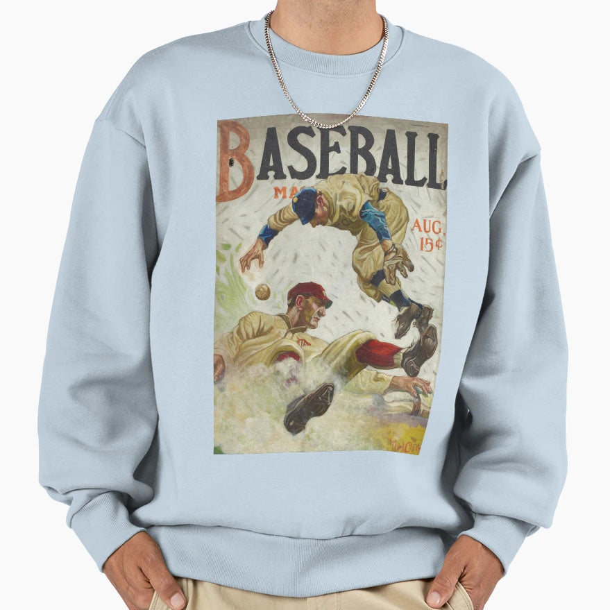 Baseball Magazine Cover Sweatshirt - Trendy Graphic Unisex - T-Shirt, Sweatshirt, Hoodie