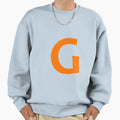 Orange Color Letter G Sweatshirt - Streetwear Style for Adults - T-Shirt, Sweatshirt, Hoodie
