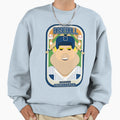 Baseball Blue Pinstripes Rhubarb Sweatshirt - Streetwear Style for Adults - T-Shirt, Sweatshirt, Hoodie