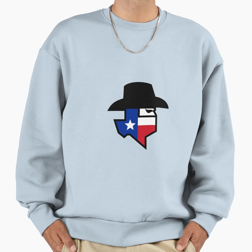 Bandit Texas Flag Icon Sweatshirt - Novelty Apparel Unisex - T-Shirt, Sweatshirt, Hoodie