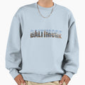 Baltimore Sweatshirt - Minimalist Print for Adults - T-Shirt, Sweatshirt, Hoodie