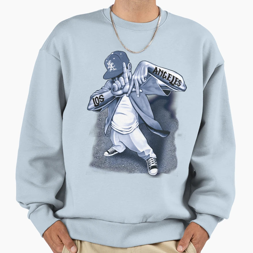 Los Angeles Hands La Sweatshirt - Minimalist Print Men Women - T-Shirt, Sweatshirt, Hoodie