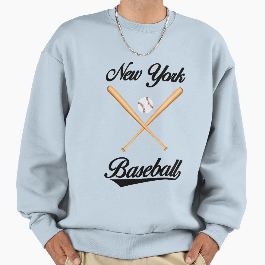 New York Baseball And T-Shirt - Aesthetic Graphic for Adults - T-Shirt, Sweatshirt, Hoodie
