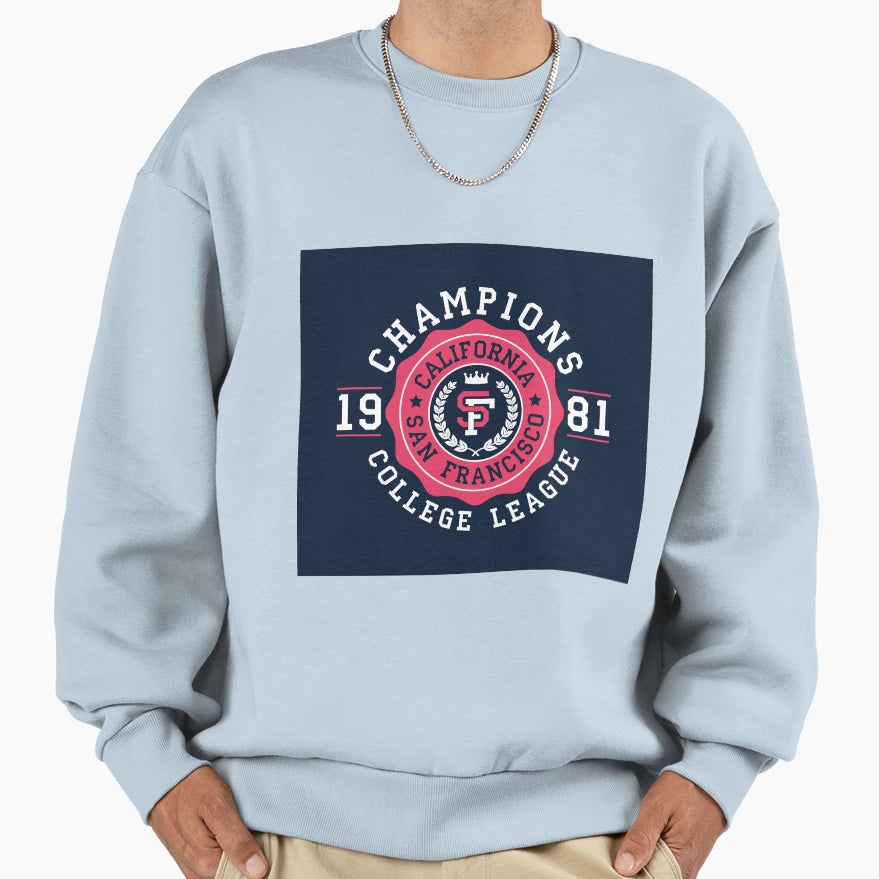 California Champions College League Sweatshirt - Trendy Graphic for Adults - T-Shirt, Sweatshirt, Hoodie