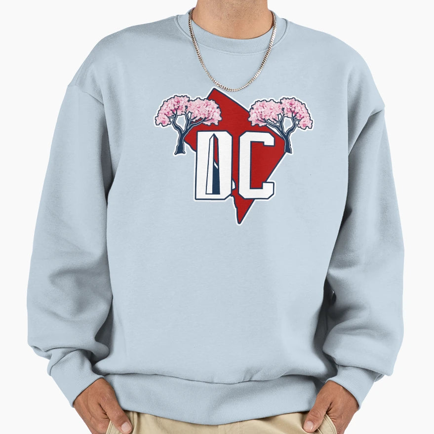 Dc Cherry Blossoms Sweatshirt - Minimalist Print Unisex - T-Shirt, Sweatshirt, Hoodie