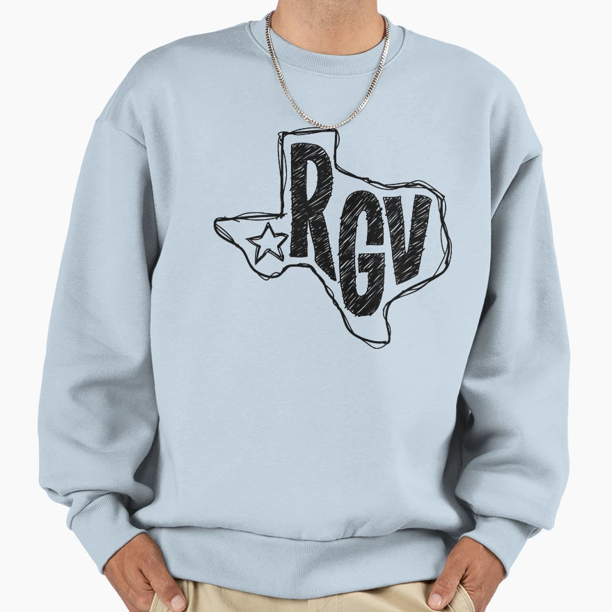 Rio Grande Valley Rgv Sweatshirt - Casual Everyday Wear for Adults - T-Shirt, Sweatshirt, Hoodie
