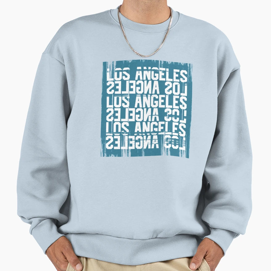 Los Angeles Sweatshirt - Minimalist Print for Adults - T-Shirt, Sweatshirt, Hoodie